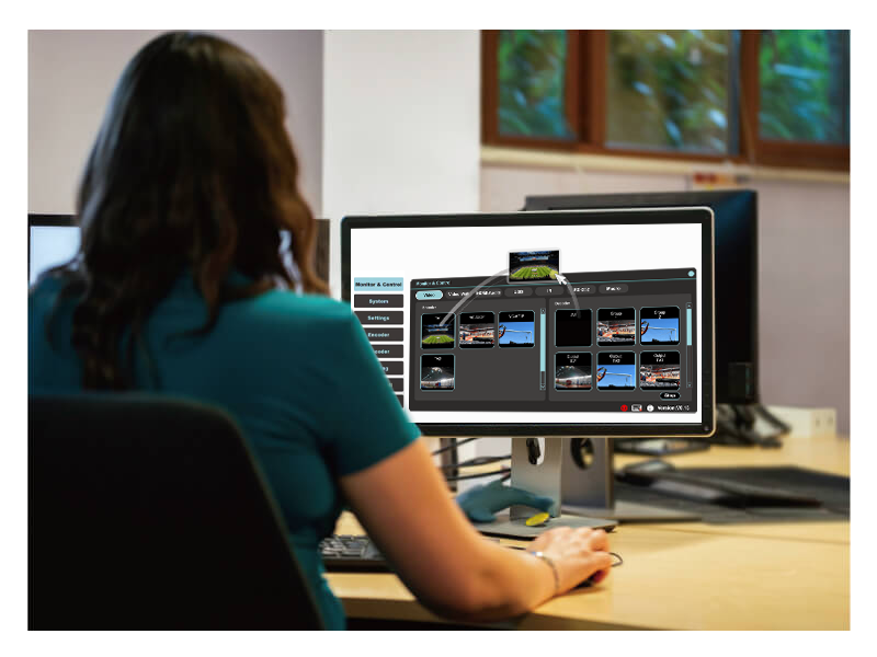 OIP-D40E / D40D 系統架構示意